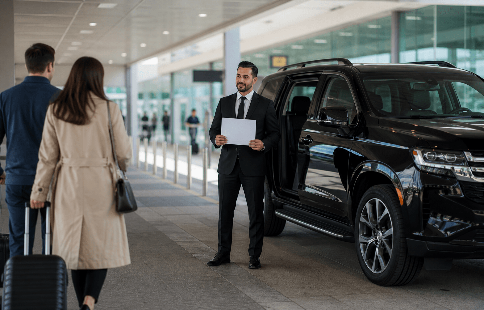 Melbourne Airport meet and greet chauffeur pickup to Melbourne CBD